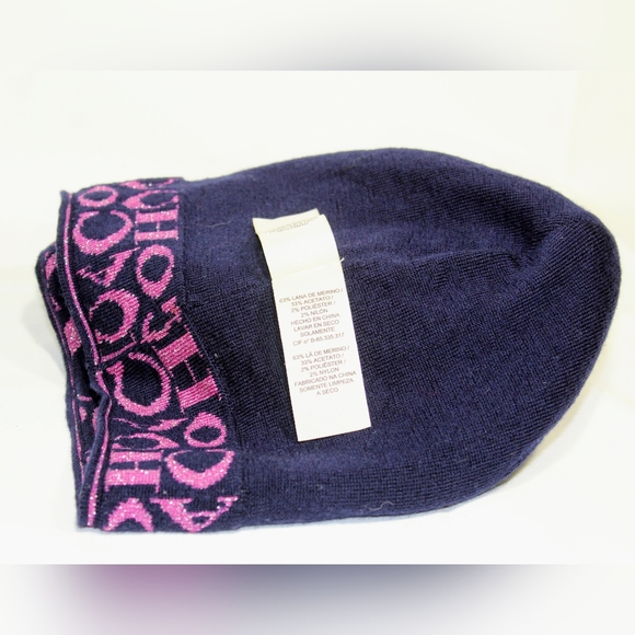 Coach logo beanie, EUC - Picture 7 of 9